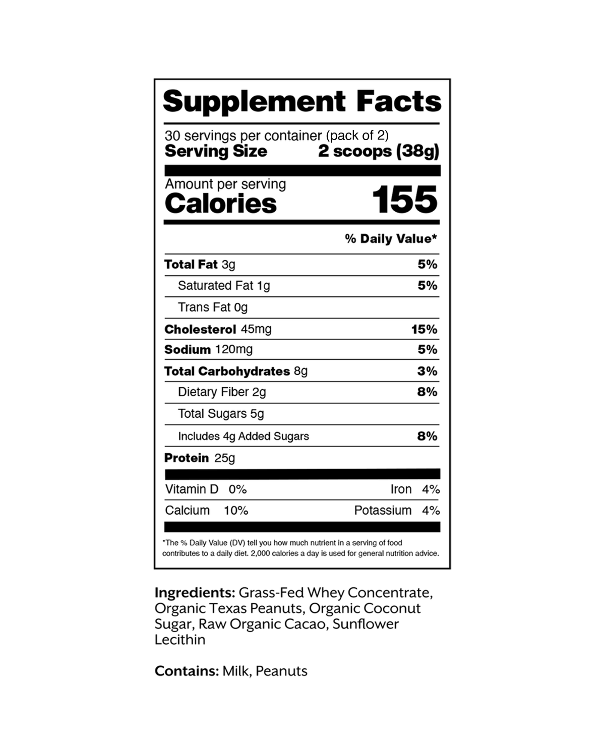 Chocolate Peanut Butter Whey Protein Powder - Image 5