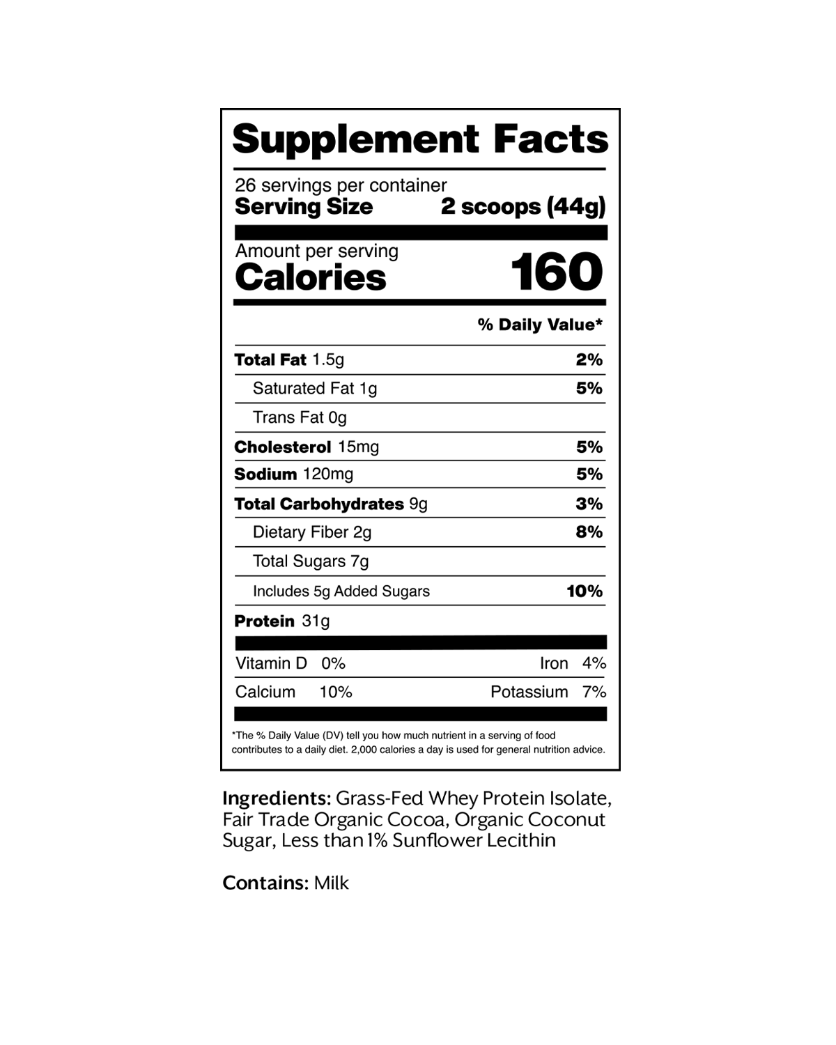 Chocolate Whey Protein Isolate Powder - Image 4