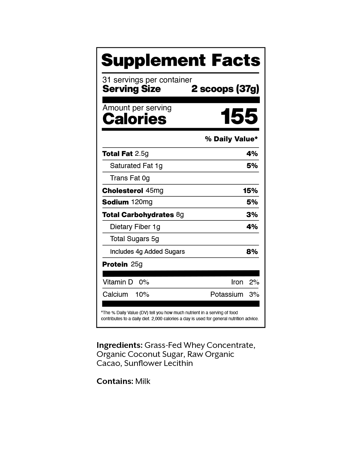 Raw Chocolate Whey Protein Powder - Image 4