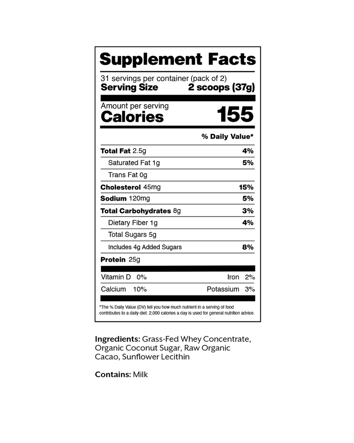 Raw Chocolate Whey Protein Powder - Image 5