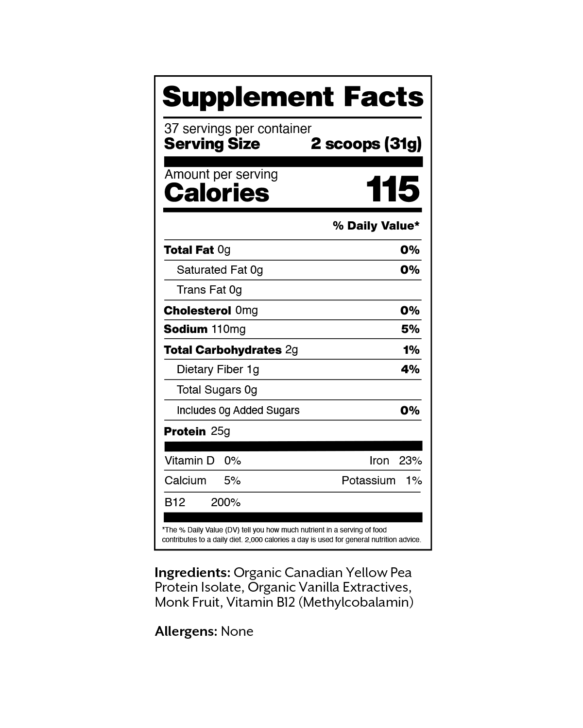 French Vanilla Vegan Protein Powder - Image 4