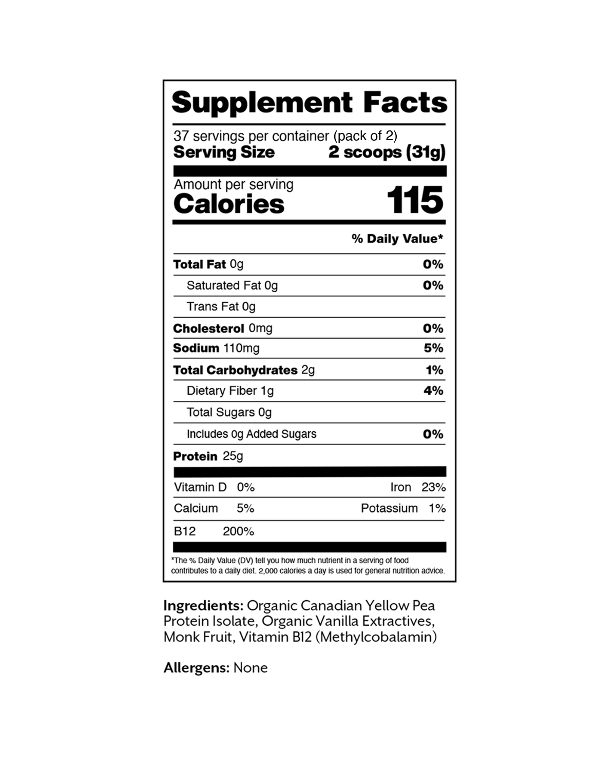 French Vanilla Vegan Protein Powder - Image 5