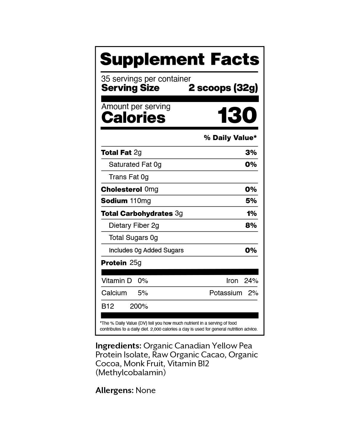 Raw Chocolate Vegan Protein Powder - Image 4