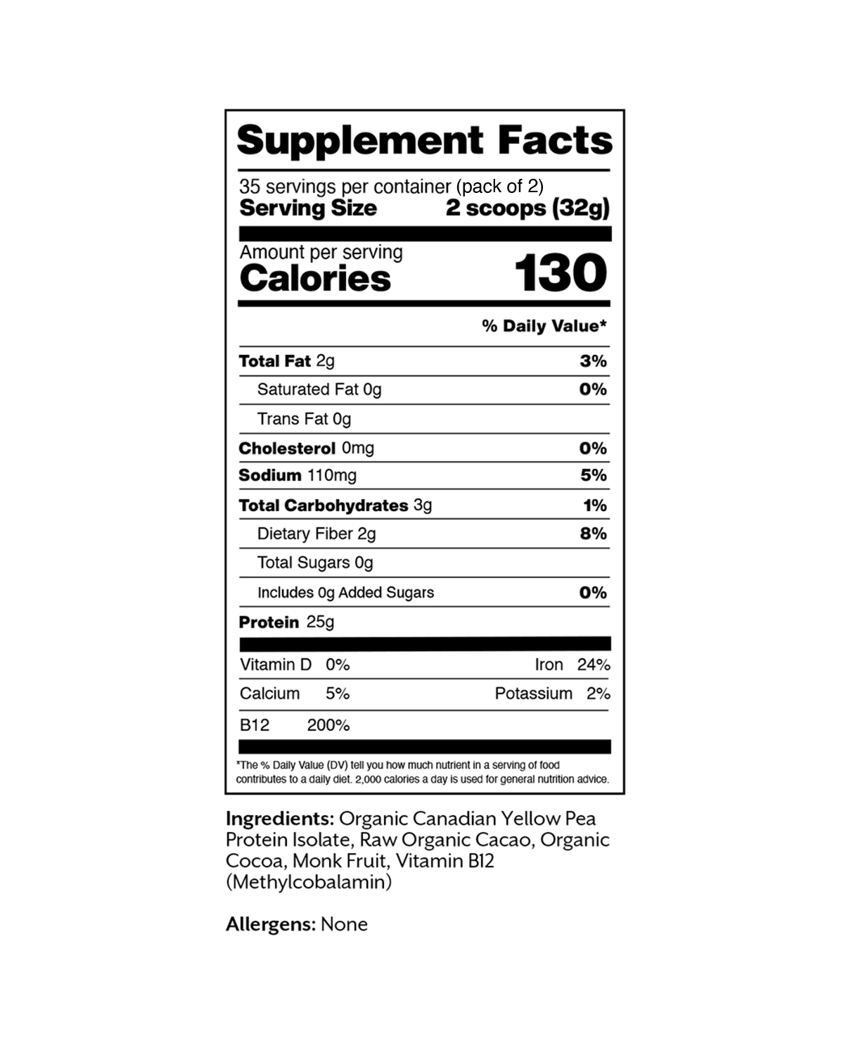 Raw Chocolate Vegan Protein Powder - Image 5