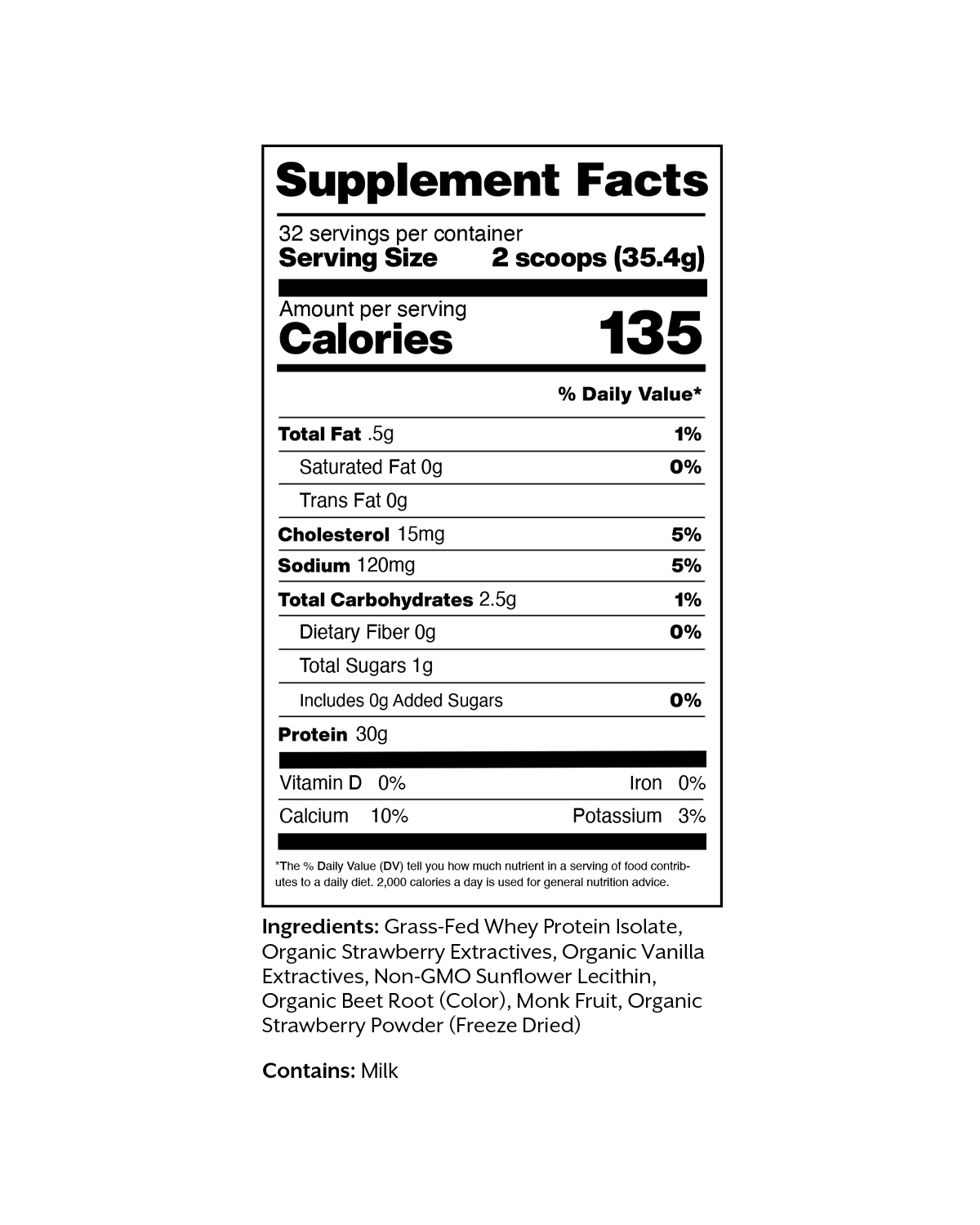 Strawberry Milk Whey Protein Isolate Powder - Image 6