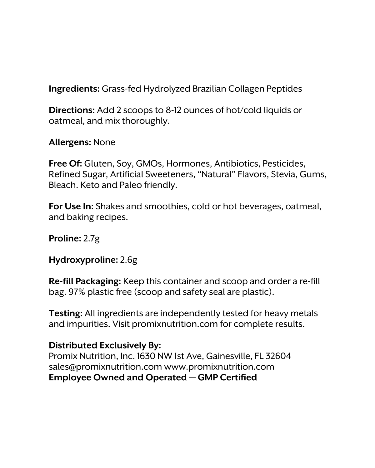 Unflavored Collagen Peptides - Image 7