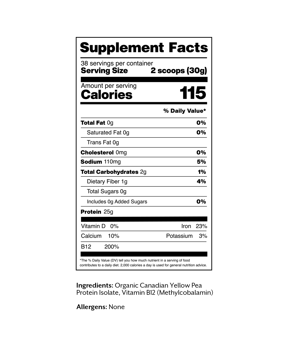 Unflavored Vegan Protein Powder - Image 4