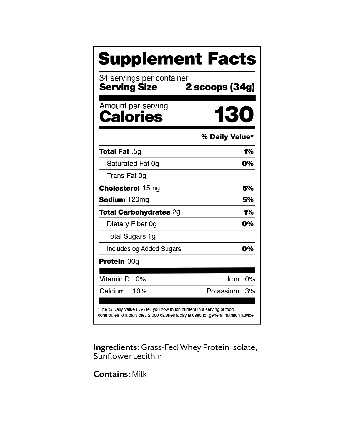 Unflavored Whey Isolate Protein Powder - Image 4