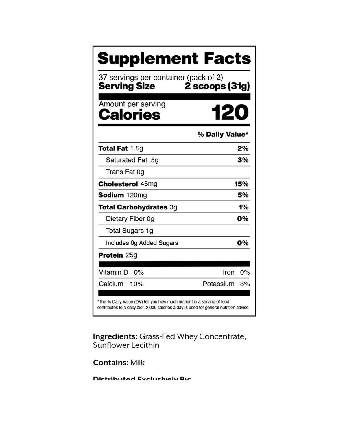 Unflavored Whey Protein Powder - Image 5